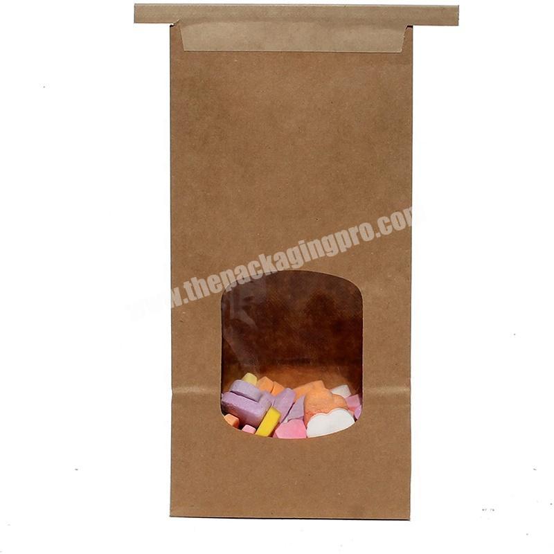 China bolsas de paper wholesale custom  logo printed retail shopping packagingcraft candy paperbag paper bag