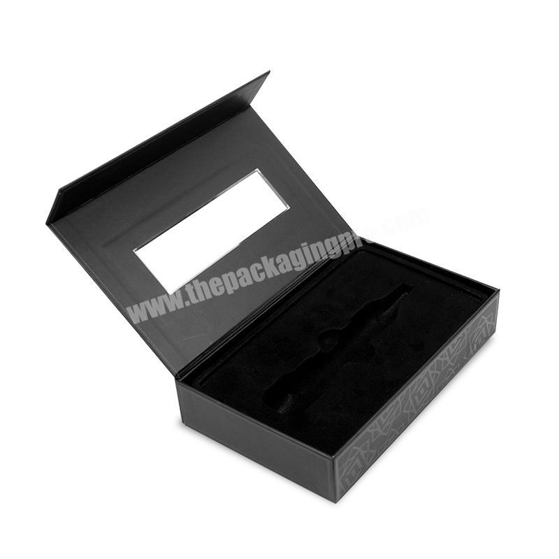 China China gift box luxury flower lip and base kraft black