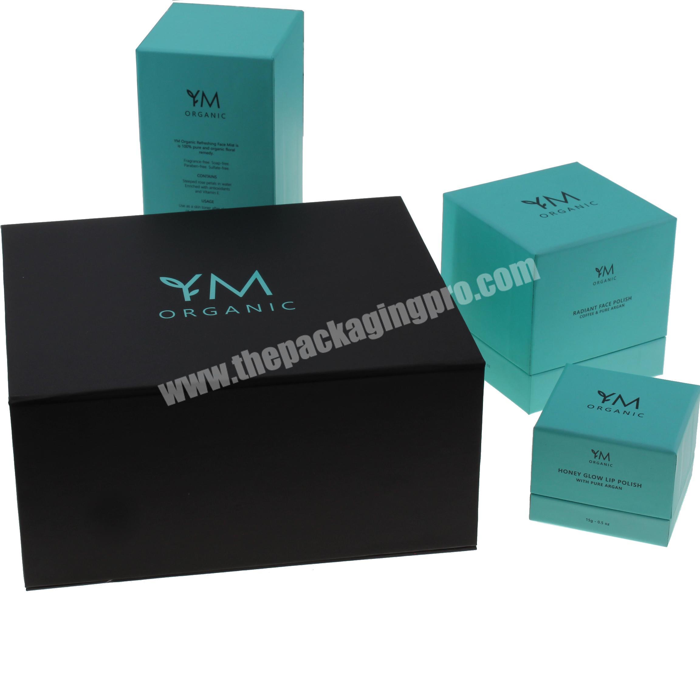 China Custom design luxury skin care package box art paper cosmetic box for dropper packaging
