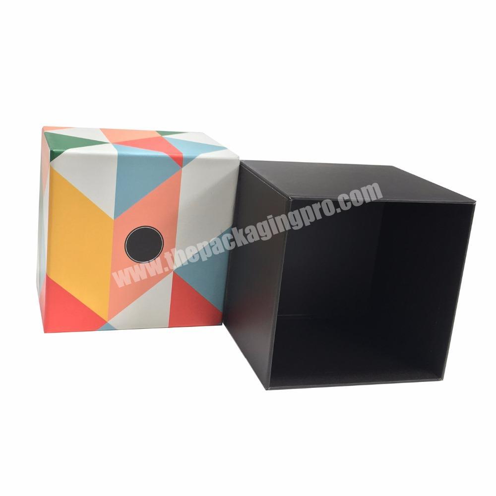 China Custom logo printing rigid cardboard paper lid and tray gift boxes
