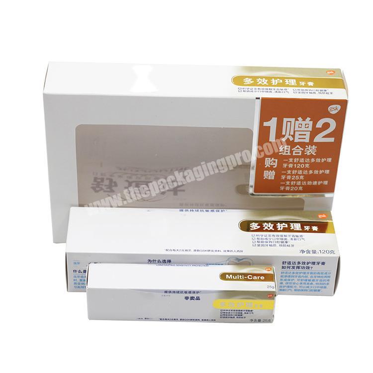 China Custom Printing Small Medical Ointment Packaging Paper Box