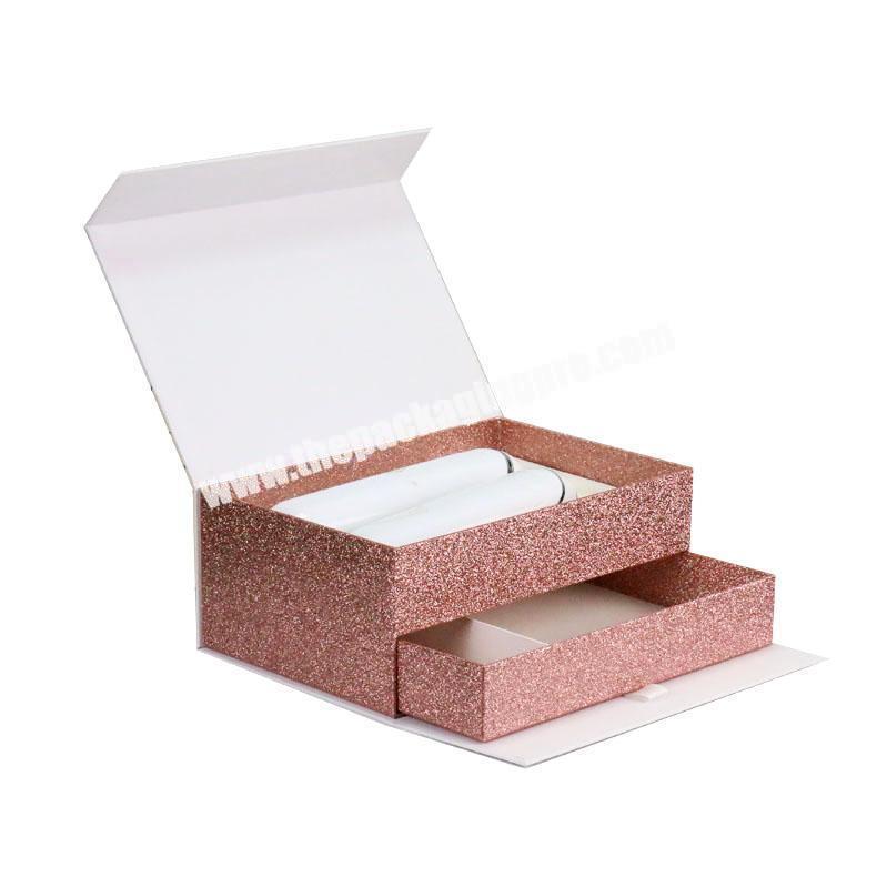 China Custom storage box makeup skin care shipping boxes