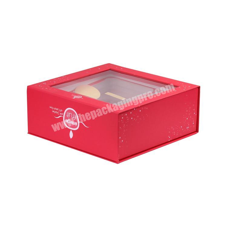 China Custom wine gift box for 2 bottle usb pen drive square with lid