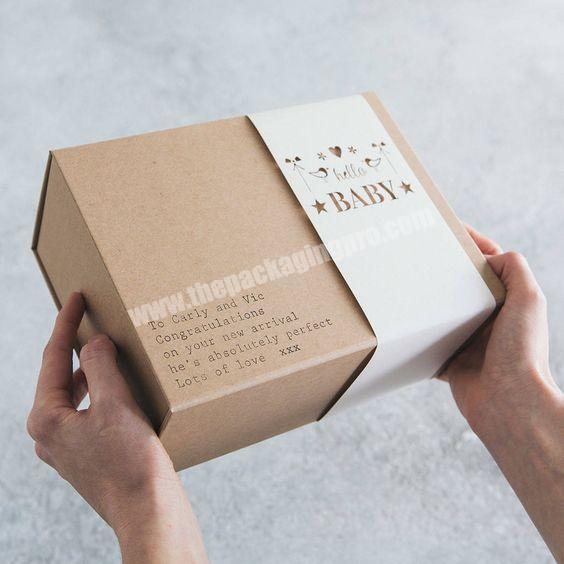 China Direct Factory Custom Printed Newest Cardboard  Rigid Kraft Birthday Christmas Scarf Gift Card Box With Sleeve