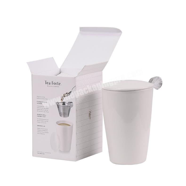 China emballage en papier Papier verpackung custom cardboard paper coffee mug jars packaging boxes