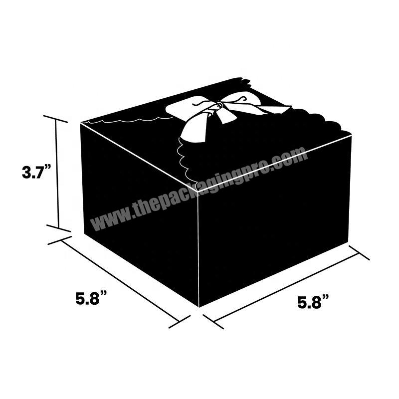 China emballage verpackung Black Custom Flat Rigid Cardboard Paper folding Foldable Gift Box