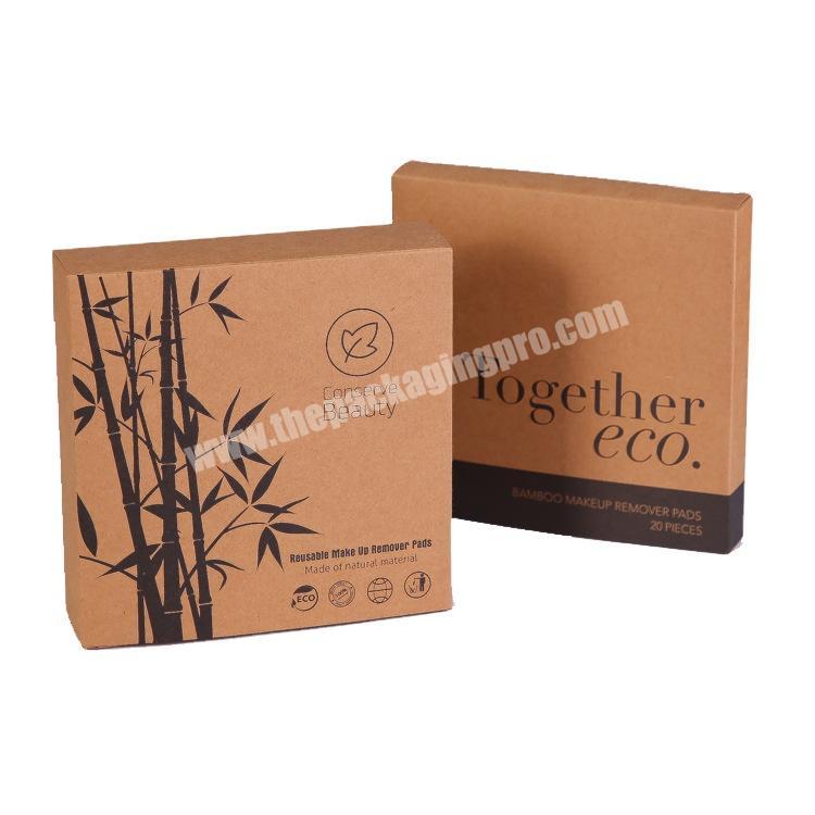 China factory cheap customized product packaging box kraft paper cutlery packaging monochrome printing paper box