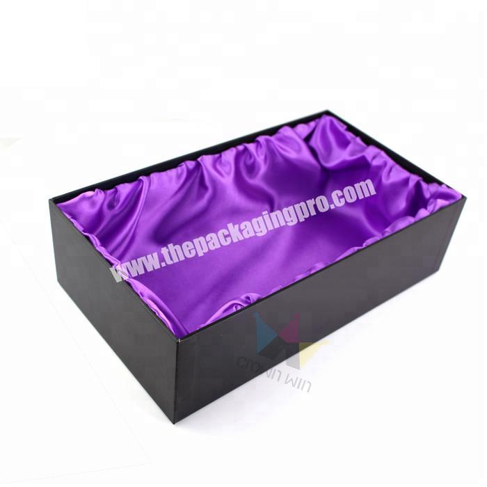 China Factory Custom Built Drawers Paper Gift Box With Colorful Satin Insert