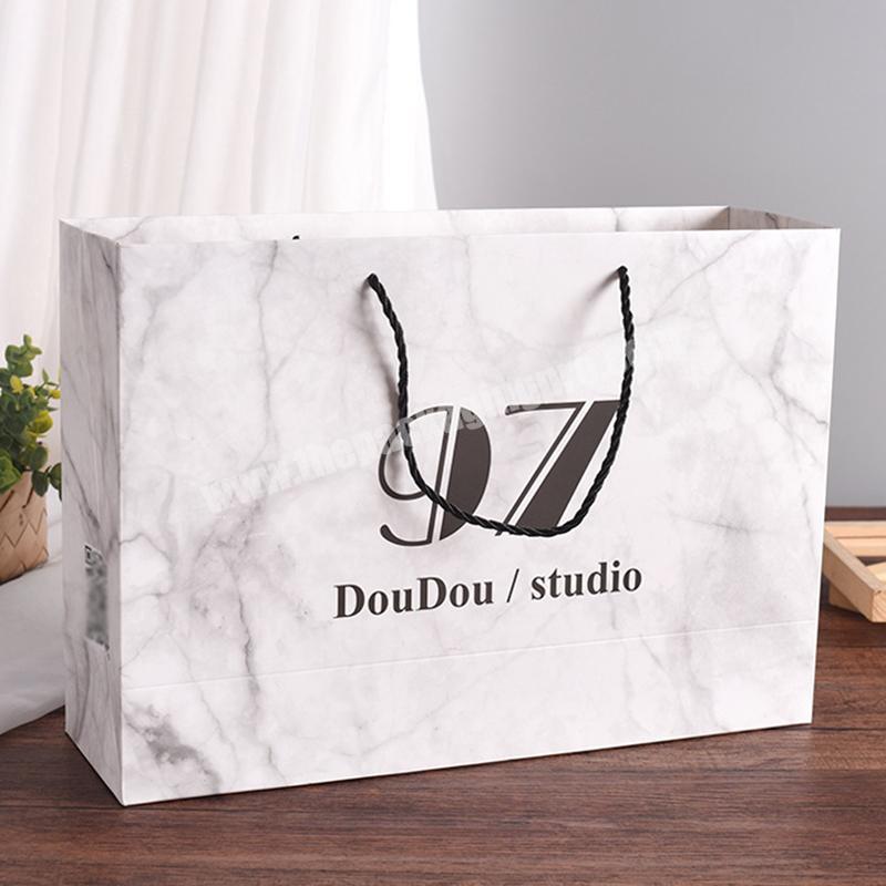 china factory customized corrugated reusable eco tote non foldable shopping bags with pouch