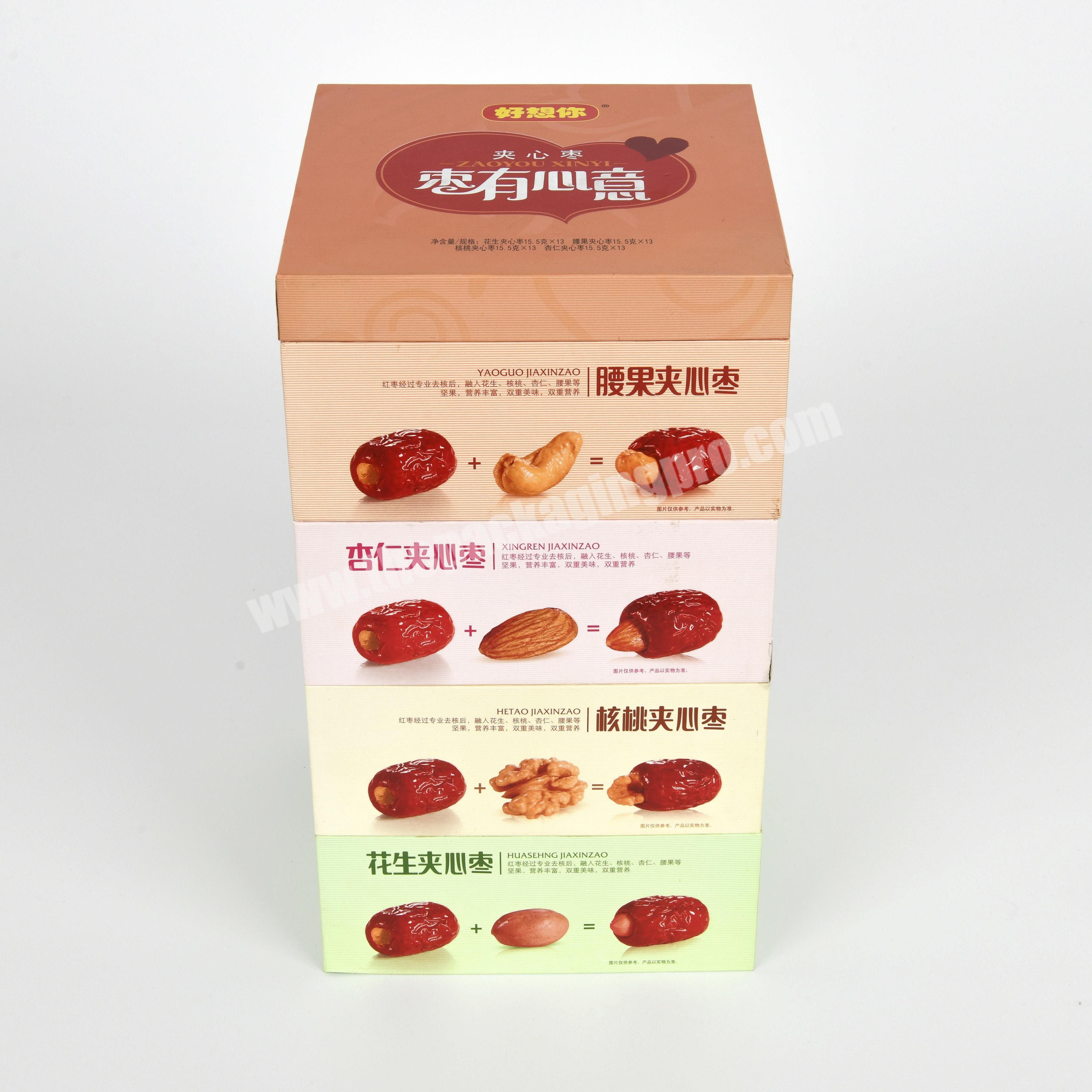 China Factory Good High Quality cardboard Customized Multi-layer Compartment Packaging box