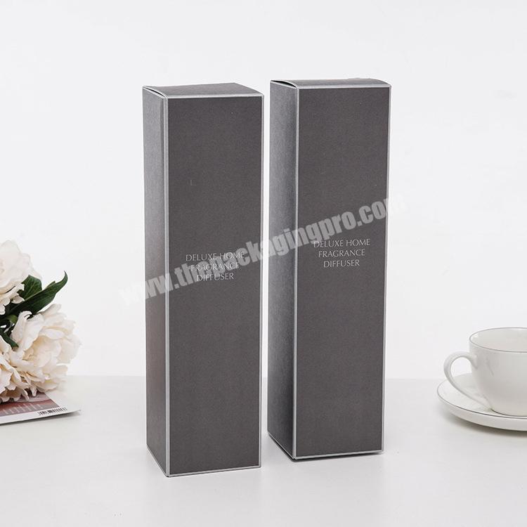 China Factory High-end Matte White Paperboard Foldable Rectangle Deluxe Essential Oil Shower Shampoo Packing Box