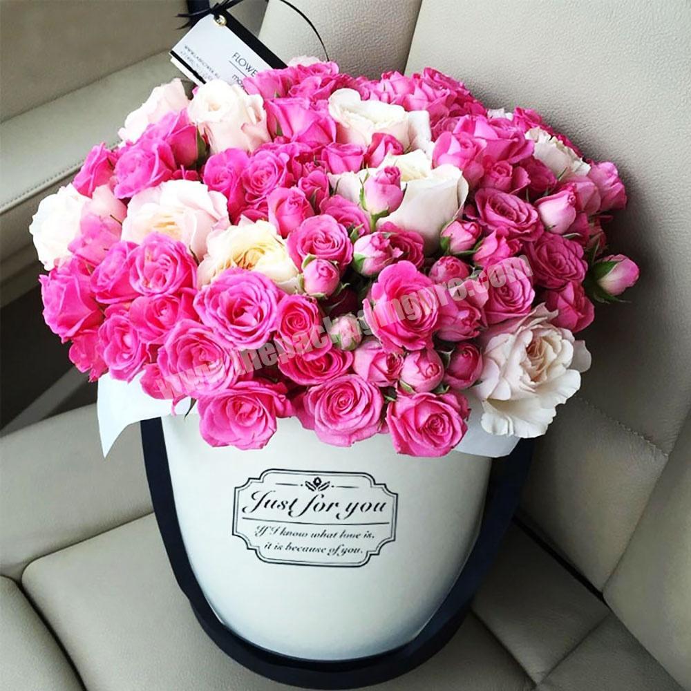 Wholesale China Factory High Quality Round Shape Display Box For Flower Packing With Custom Logo Printing