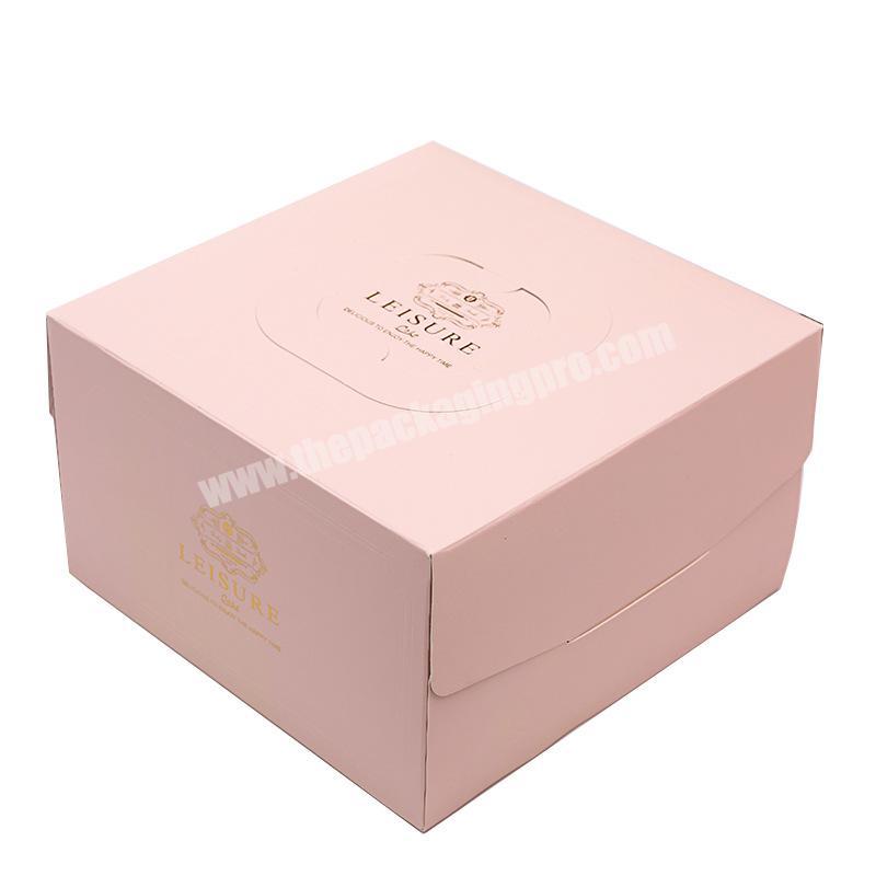 China factory price birthday cake box Paper box for packing cakes