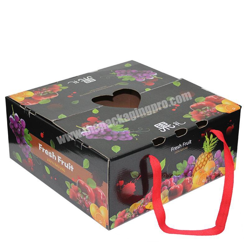China factory recyclable fresh fruit corrugated box, paper cardboard box