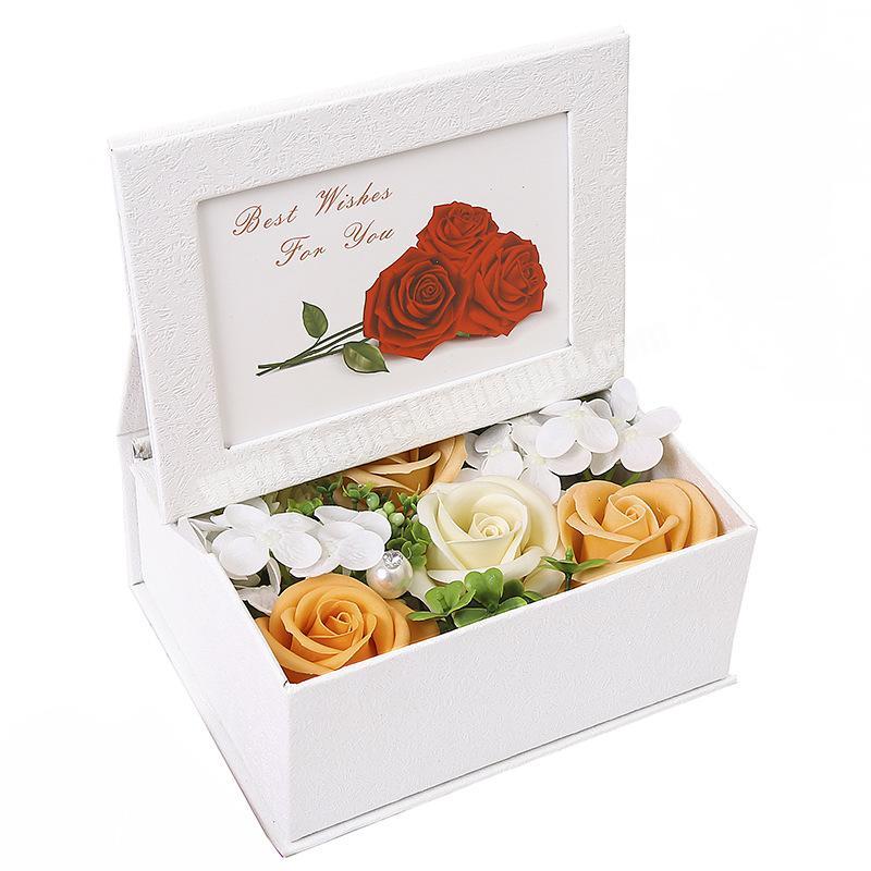 China Factory Seller letter box flower i love you flower box flower jewelry box with cheapest price