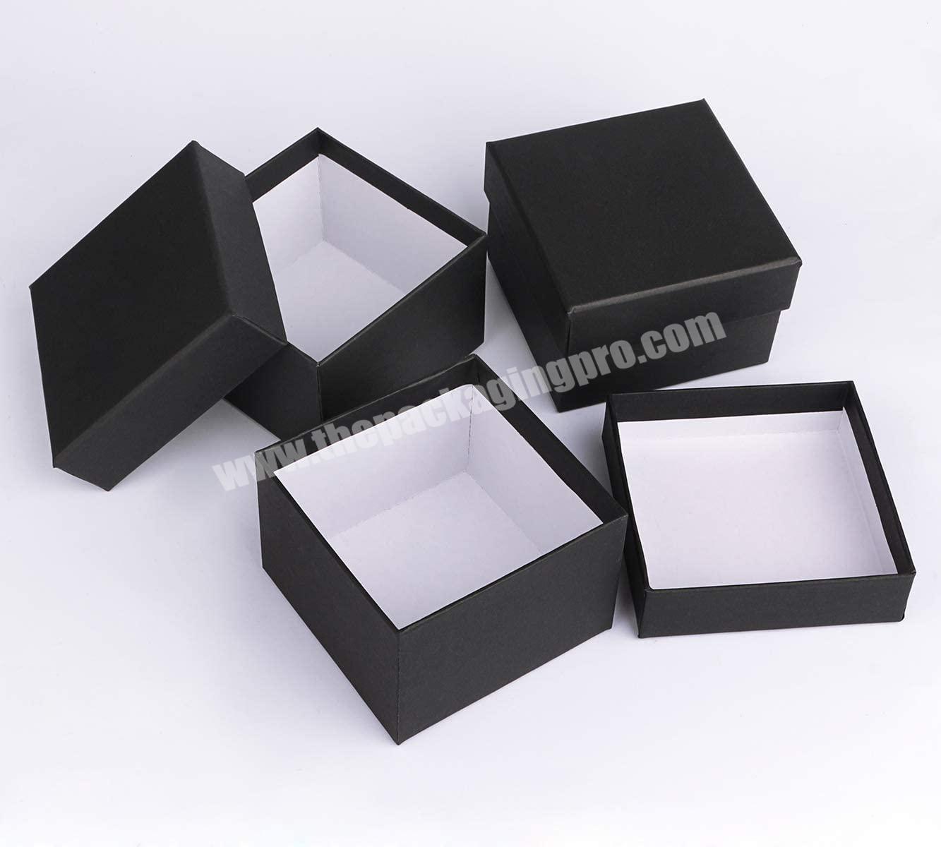 China Factory Supplied Top Quality New Design Black Matte Paper Folding Gift Box