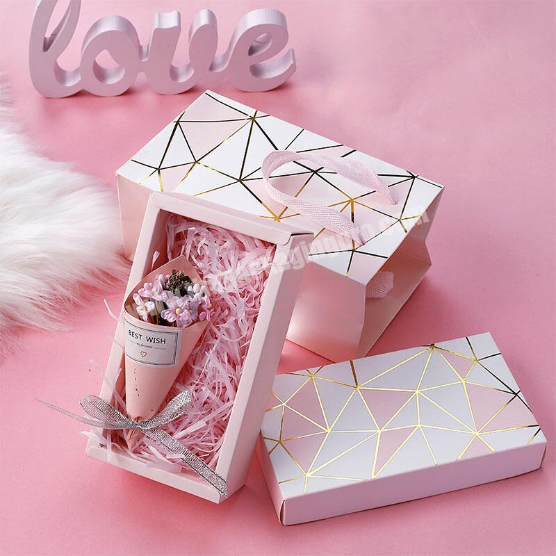 China Factory Supplier Cheap Price  Pillow Gift  Boxes Luxury Coated Paper For Packaging