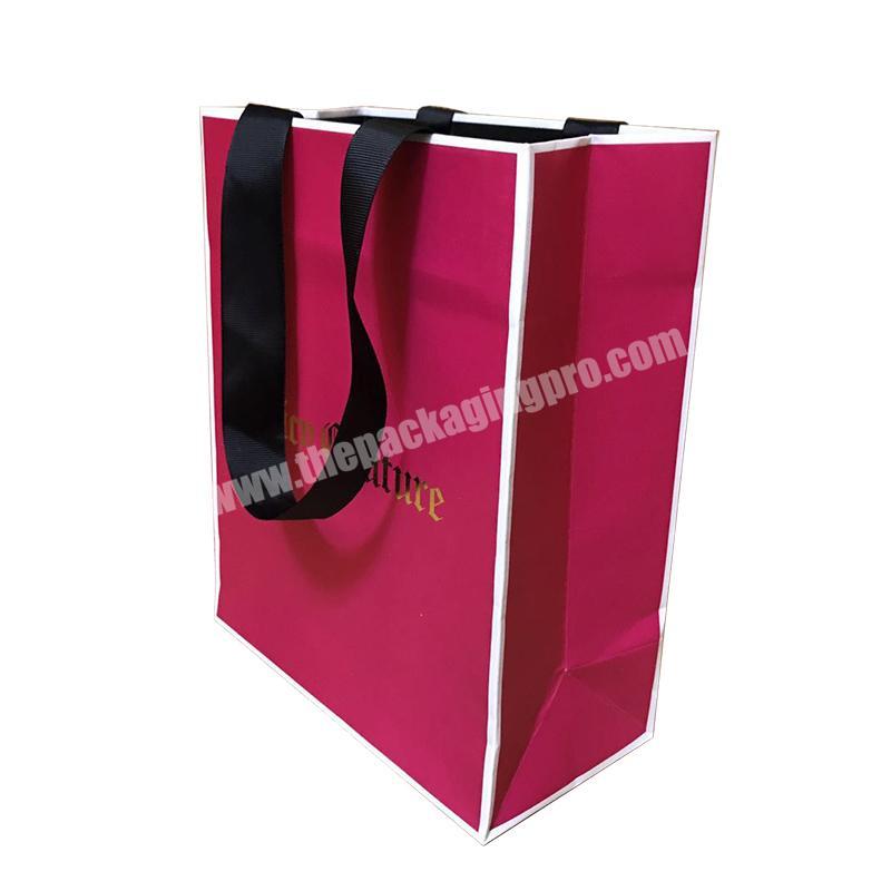 china gift paper bag manufactures Printed colorful shopping bag with rope Custom Shopping Paper Bag With Logo for Packaging