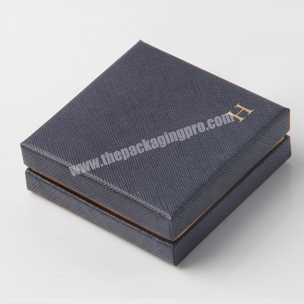china hot stamping fancy paper jewelry gift rigid custom paper box packaging