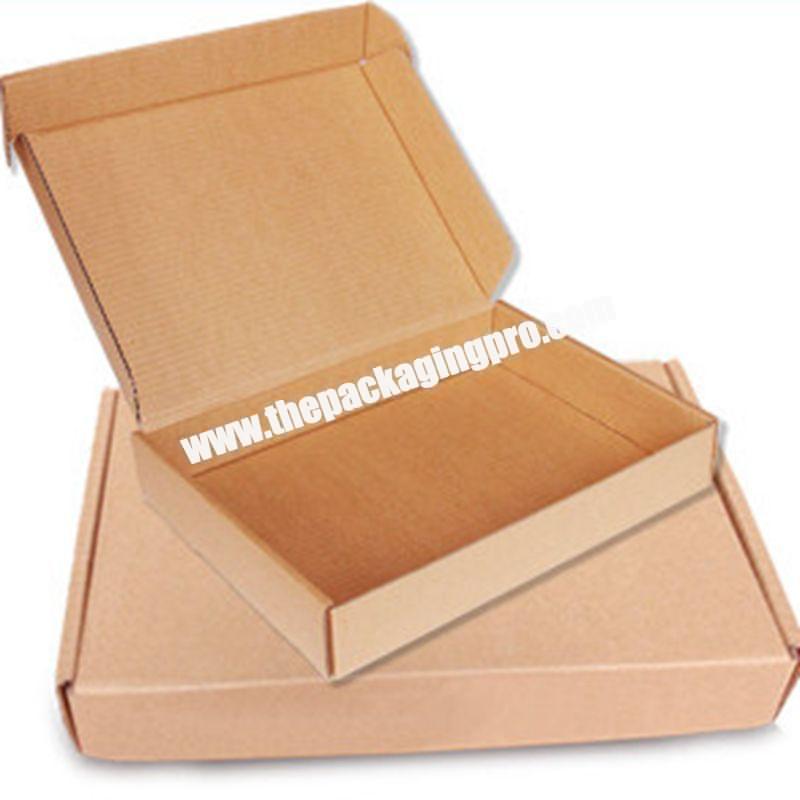 China lwo price wholesale  custom corrugated paper box with custom logo for shipingclothes