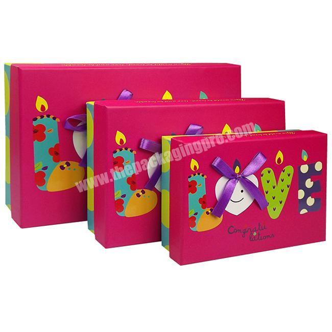 China Made Fashion Luxury Custom Logo Promotion Color Print Handmade Box Cheap Gift Box