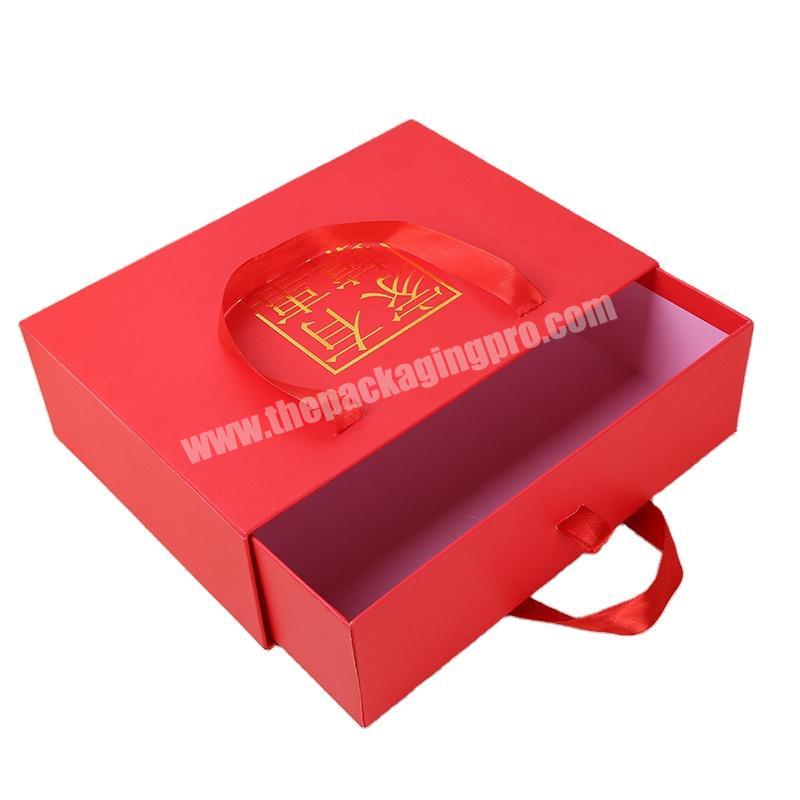 China Manufactory drawer gift box slide out gift box apparel packaging