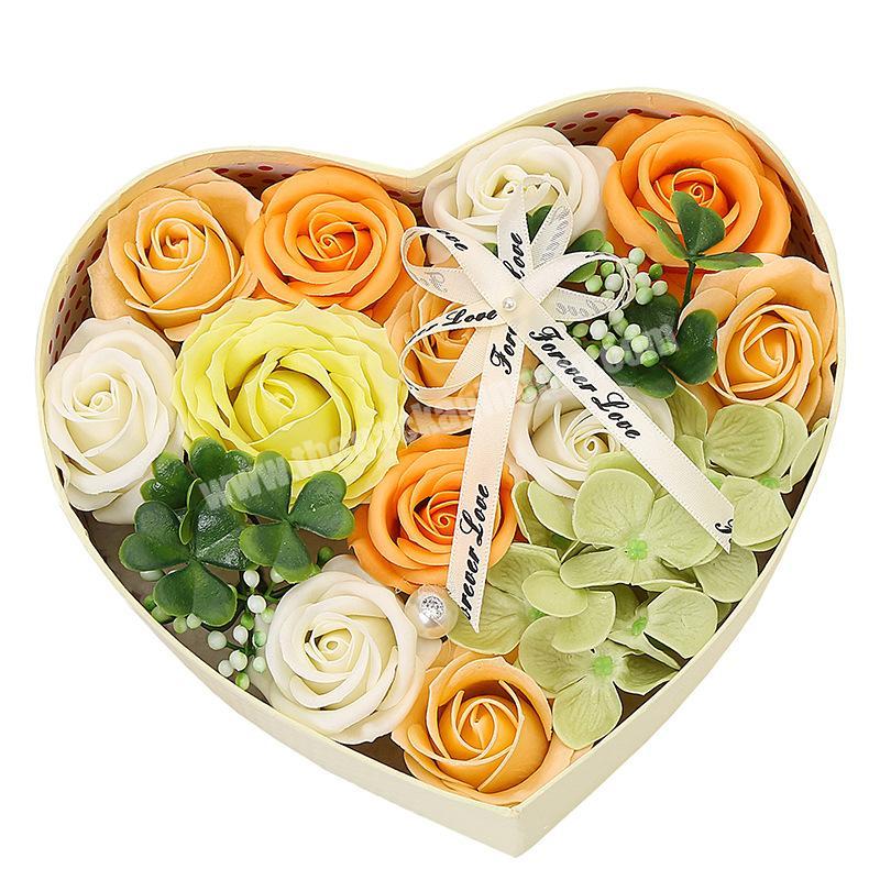 China Manufactory heart flower box wholesale flower boxes box flowers luxury for sale