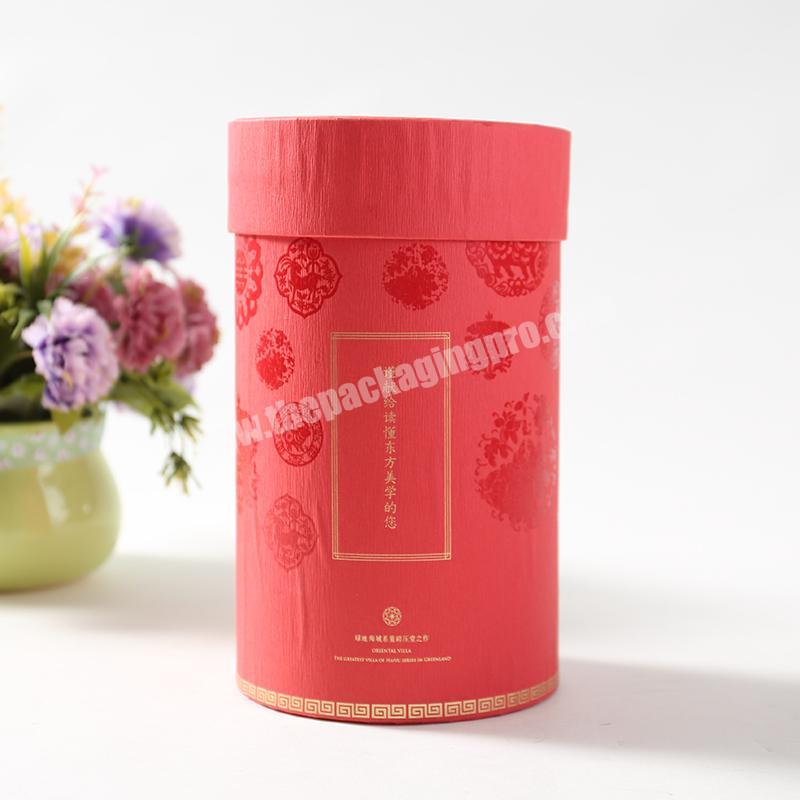 china Manufactory wholesale custom design luxury paper gift box red