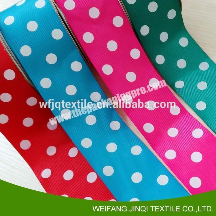 China manufacture factory wholesale grosgrain print ribbon