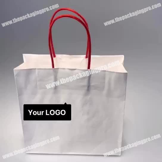 China Manufacture Promotional Custom design slogan paper box paper bag with your own logo