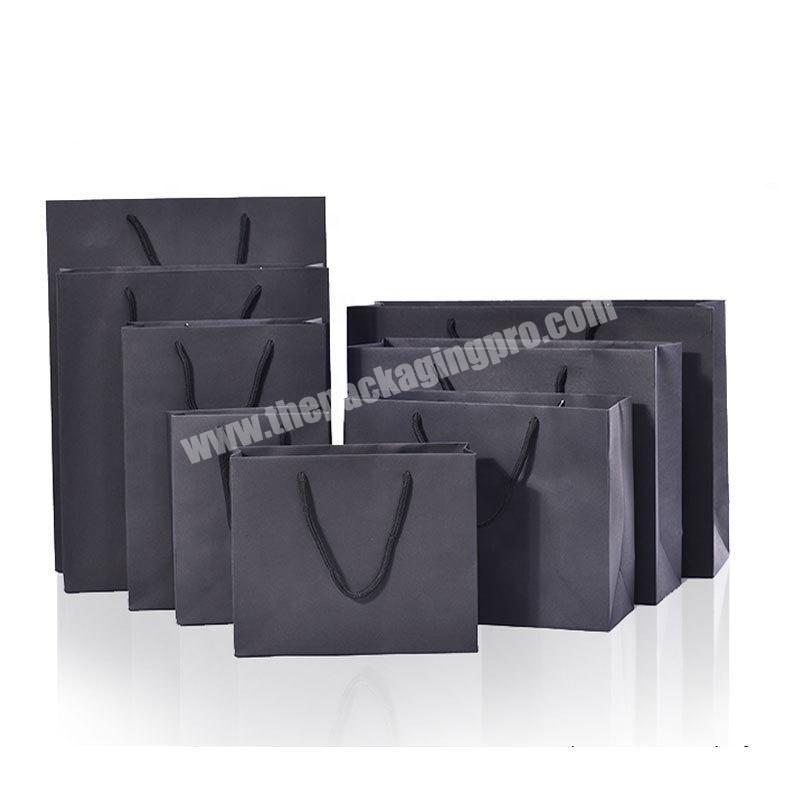 China Manufacture Simple Design Custom Logo Printed Paper Shopping Gift Bag