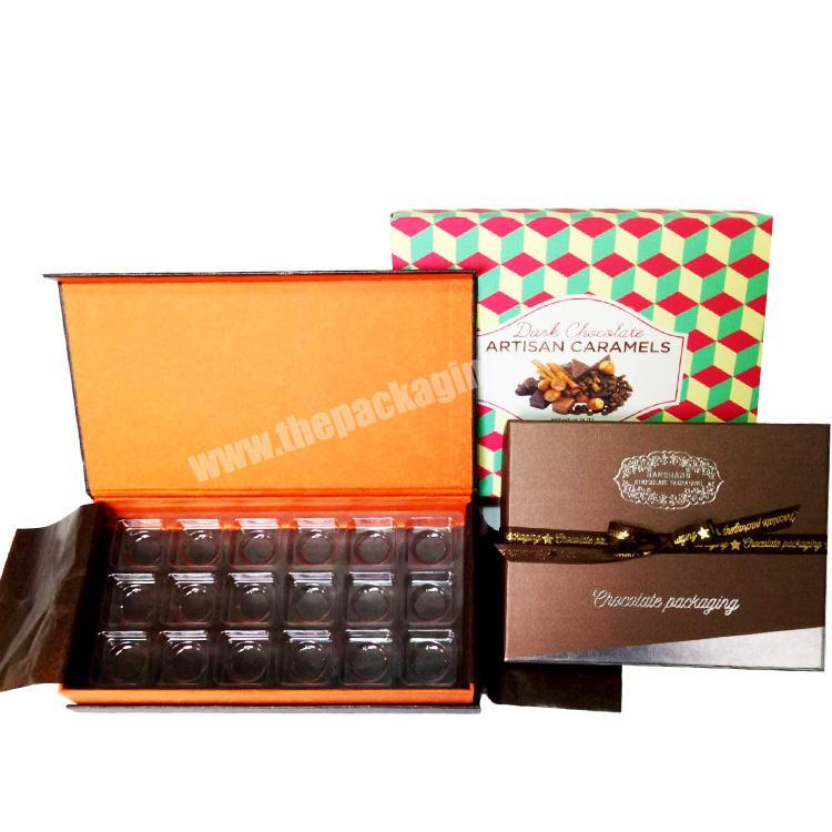 China manufacturer assorted chocolate box antique acrylic packaging