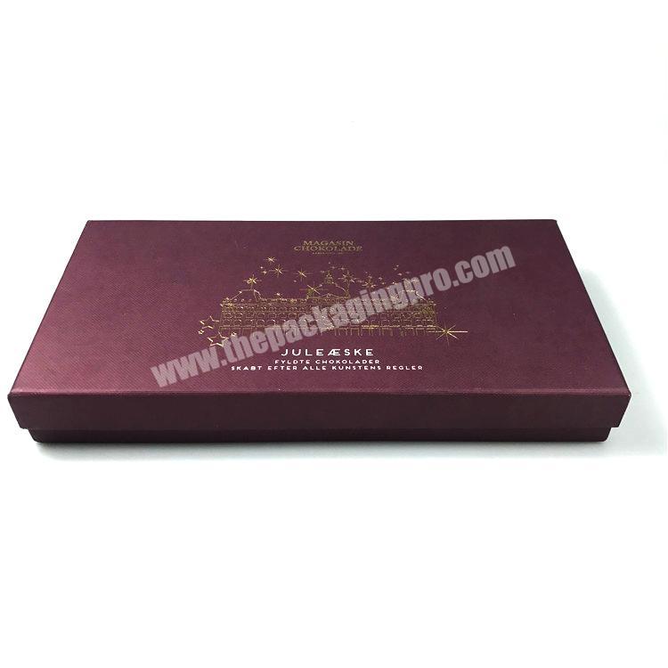 China manufacturer black chocolate best box belgian