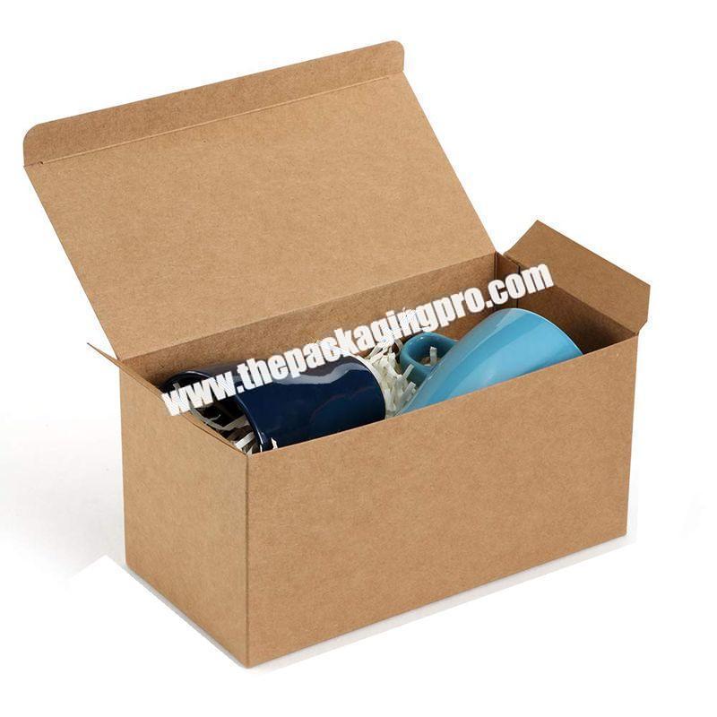 China manufacturer corrugated paper cup packaging boxes custom box for cup