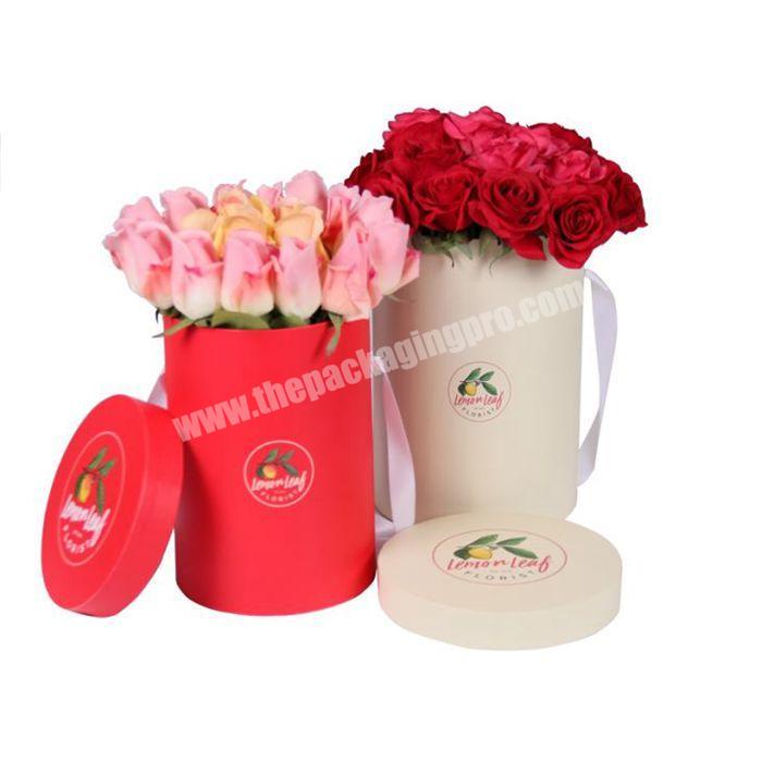 China Manufacturer Custom Logo Package Craft Paper Product Box For Flower