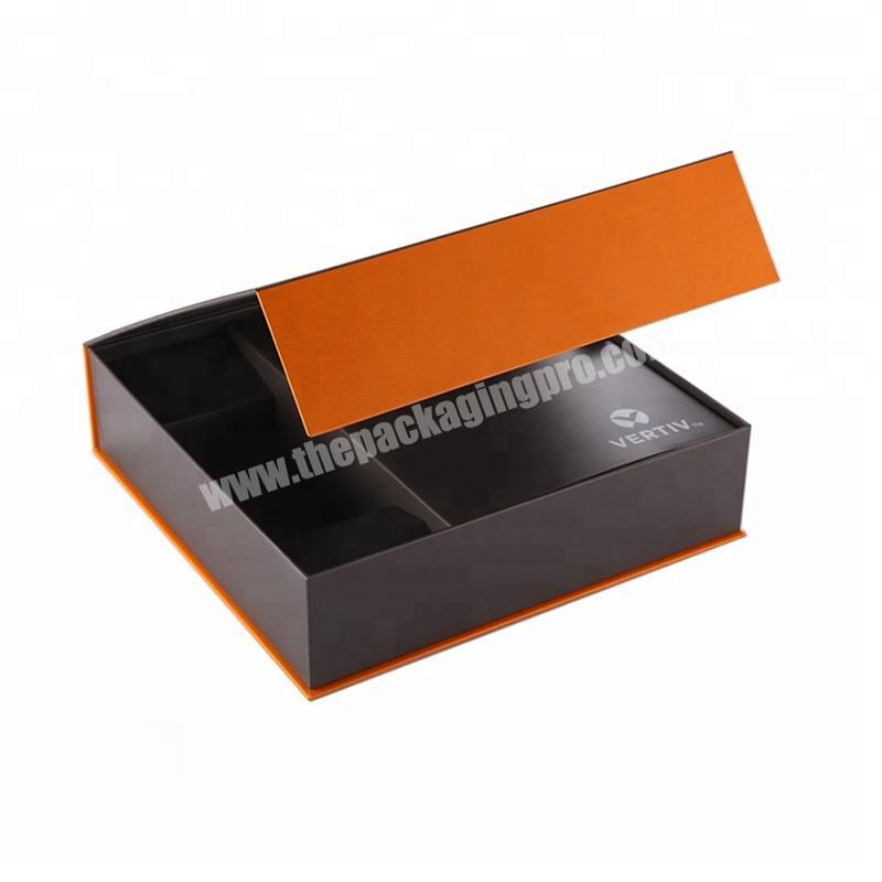 China manufacturer custom magnetic clamshell gift box cardboard