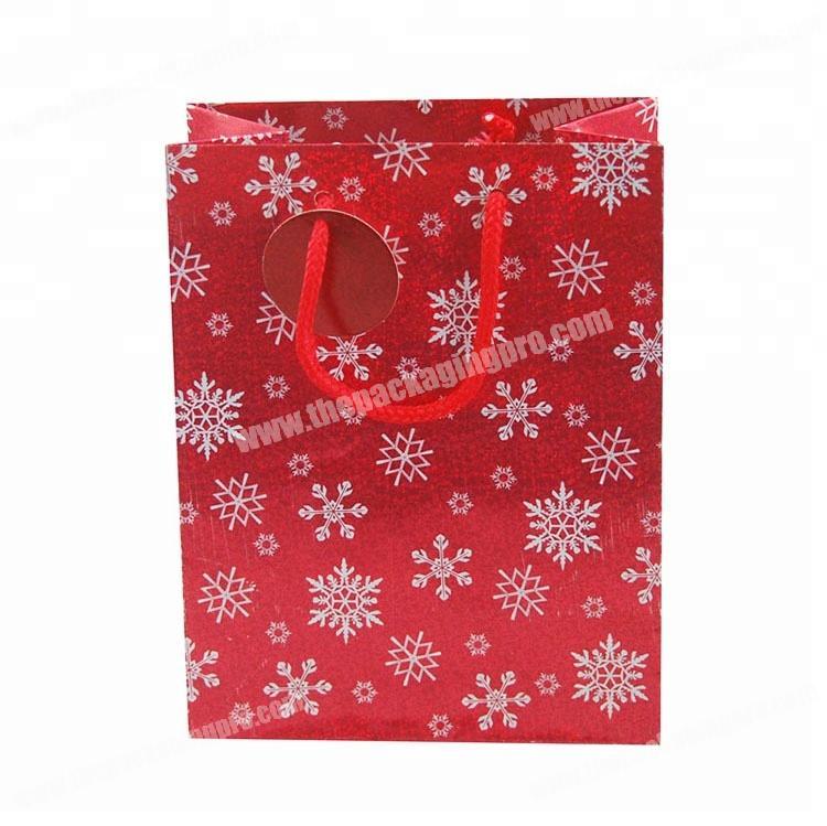 China manufacturer customized recycled promotional printed paper bag