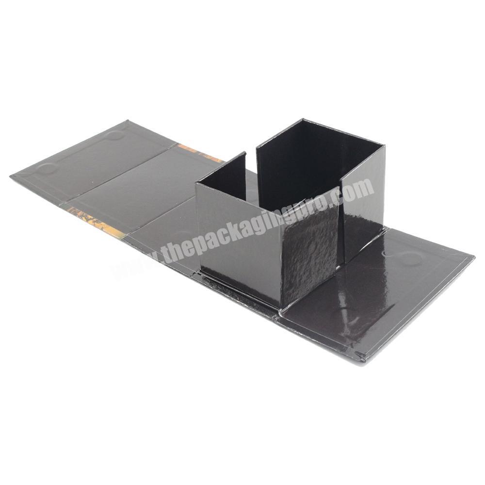 China manufacturer folded paper box packaging flat
