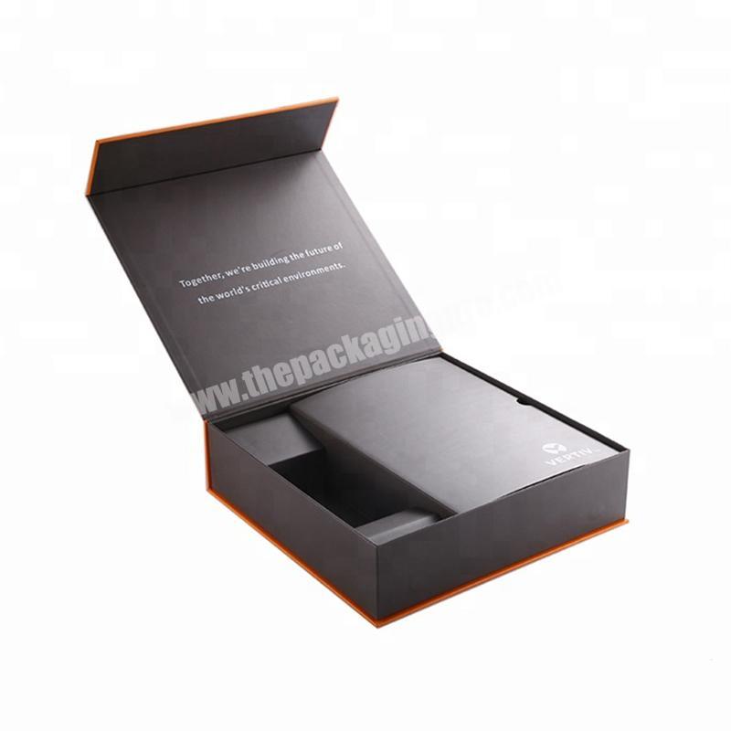 China manufacturer high end custom magnetic clamshell packaging box