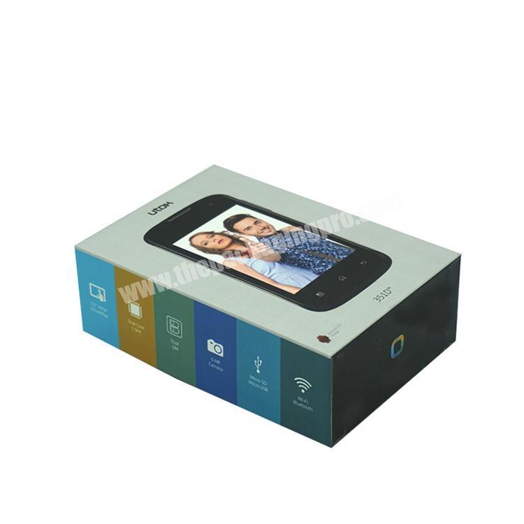 China manufacturer paper box factory high quality cell phone packaging box