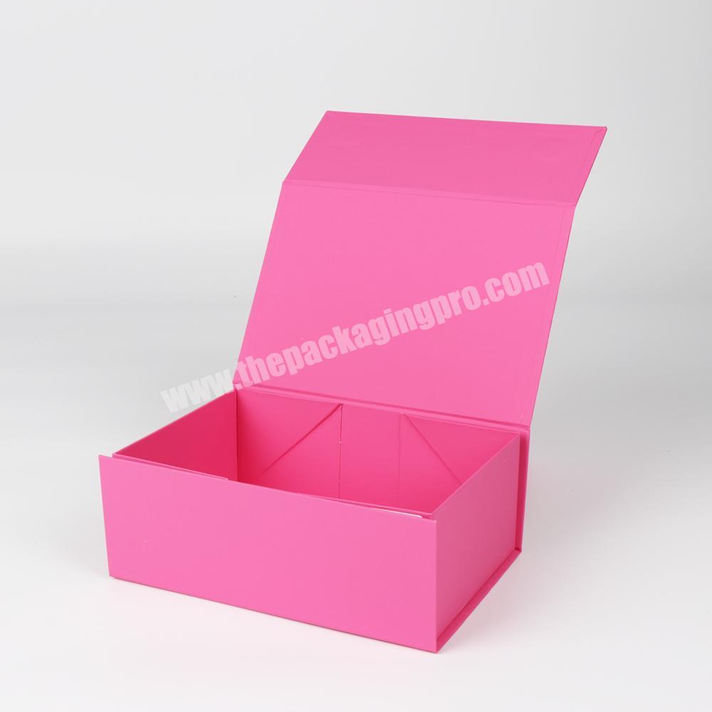 China manufacturer wholesale high end custom luxury customized paper cardboard magnetic folding packaging gift box