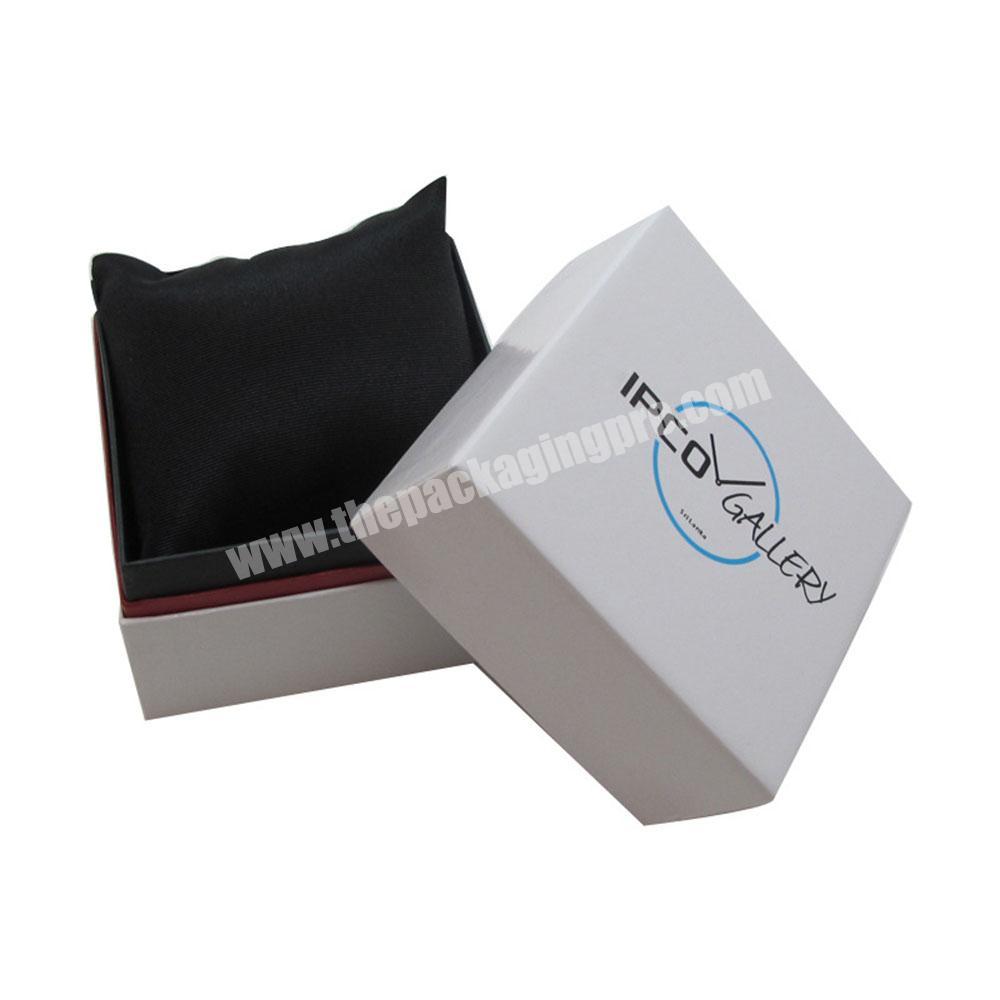 China Manufacturers Luxury Custom Paper Single Quartz Watch Storage Packaging Box With Foam Inserts