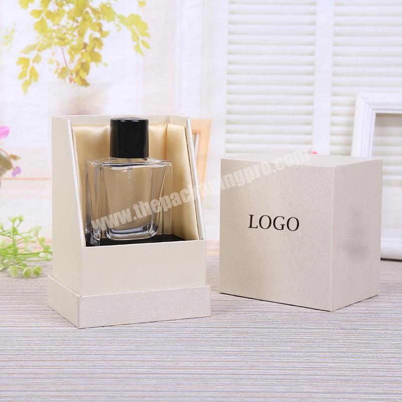 China Manufacturers White Personalized Square Rigid Perfume Bottles Luxury Cosmetic Packaging Gift Boxes