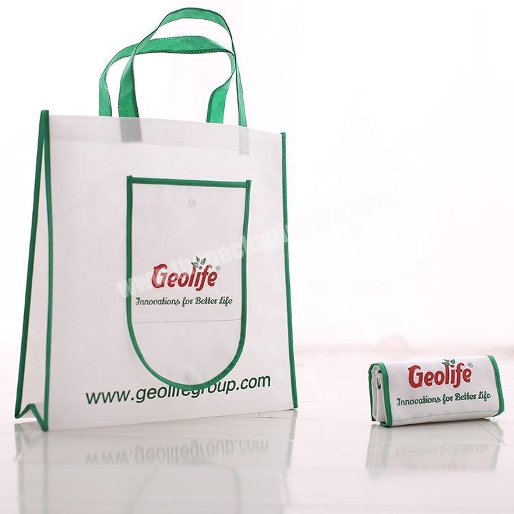 China Polyester foldable promotional tote non woven shopping bag