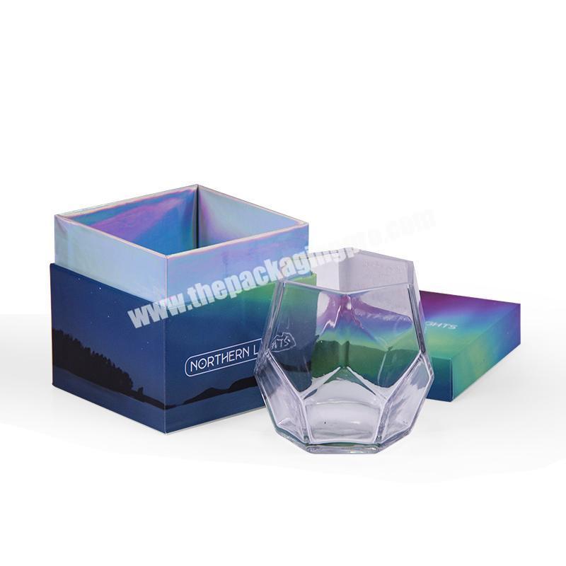 China Private label lotus candle hour hand paperboard packaging box
