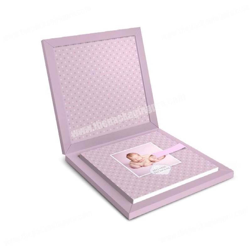 China Product 2018 New Product Custom Baby Photos Collection Album Package Gift Box