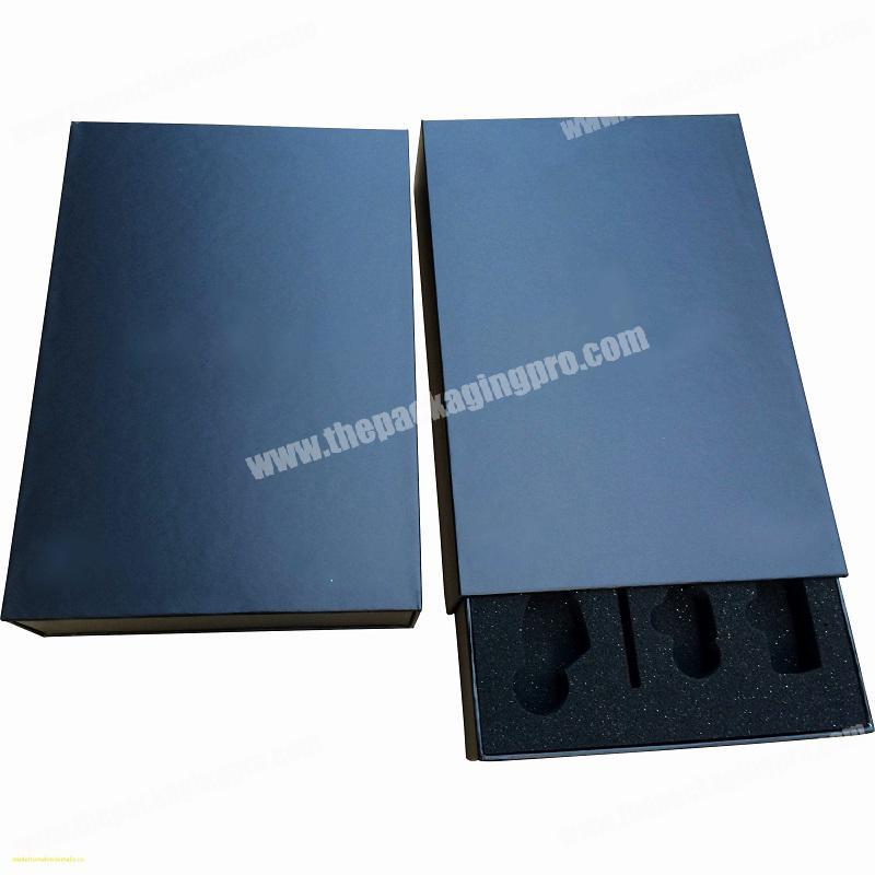 China Products Cardboard Paper Lift Off Packaging EVA foam Diecut Insert Gift Box