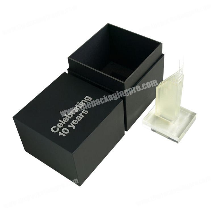 China Products Custom Printed Cardboard Paper Luxury Rigid Cube Lid and Base Gift Box Packaging