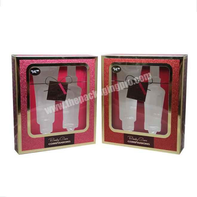 China Shanghai factory free design high-grade custom cheap cosmetics paper packaging cardboard box skin care set