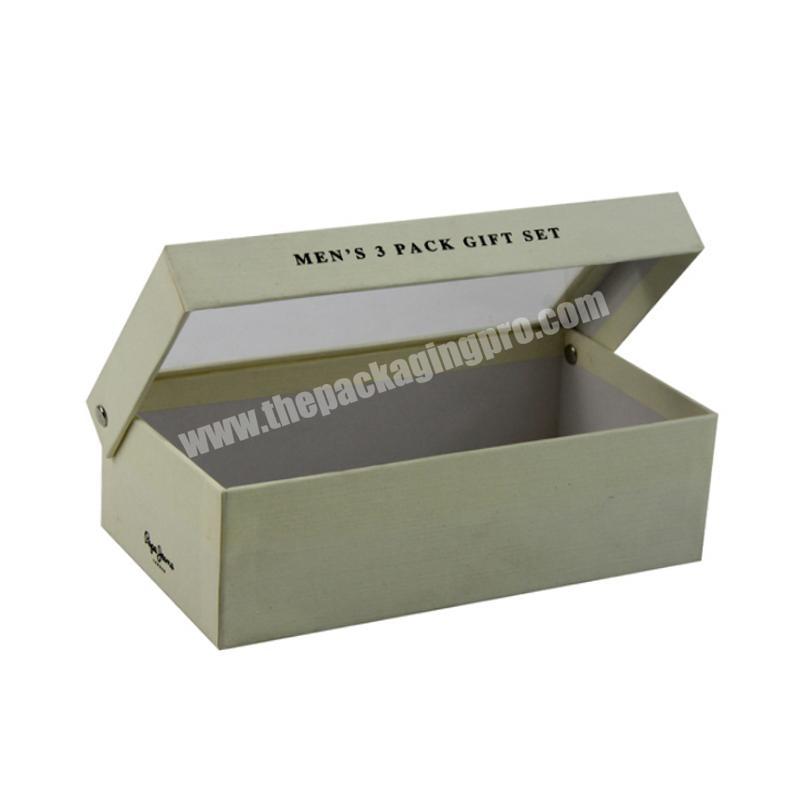 China Socks Packing Box with Transparent Window